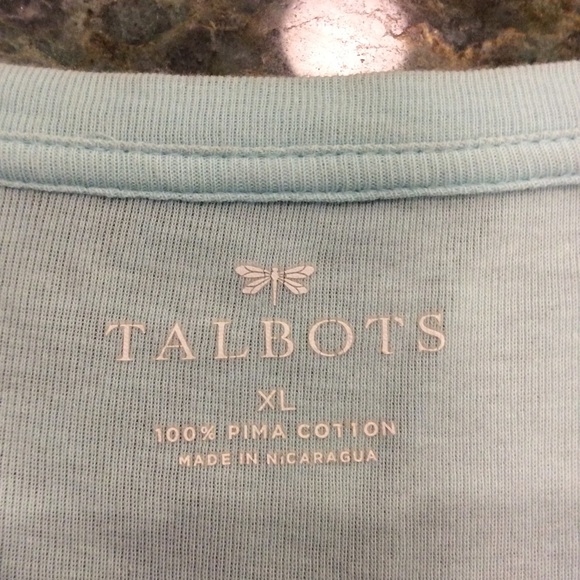 Talbots 3/4 Sleeve T-Shirt - Picture 3 of 3